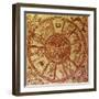 Zodiac, Roman Mosaic-null-Framed Giclee Print