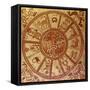 Zodiac, Roman Mosaic-null-Framed Stretched Canvas