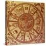 Zodiac, Roman Mosaic-null-Stretched Canvas