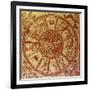 Zodiac, Roman Mosaic-null-Framed Giclee Print