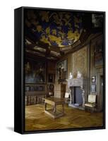 Zodiac Room with Furnishings from Early 1600, Frederiksborg Castle, Hillerod-null-Framed Stretched Canvas