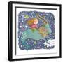 Zodiac Sign - Capricorn-smilewithjul-Framed Art Print