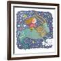 Zodiac Sign - Capricorn-smilewithjul-Framed Art Print