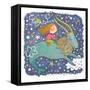 Zodiac Sign - Capricorn-smilewithjul-Framed Stretched Canvas