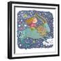 Zodiac Sign - Capricorn-smilewithjul-Framed Premium Giclee Print