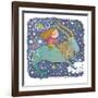 Zodiac Sign - Capricorn-smilewithjul-Framed Art Print