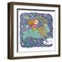 Zodiac Sign - Capricorn-smilewithjul-Framed Art Print