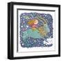 Zodiac Sign - Capricorn-smilewithjul-Framed Art Print