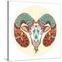 Zodiac Signs - Aries-krasstin-Stretched Canvas