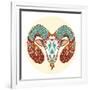 Zodiac Signs - Aries-krasstin-Framed Premium Giclee Print