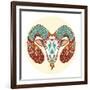 Zodiac Signs - Aries-krasstin-Framed Premium Giclee Print