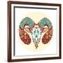 Zodiac Signs - Aries-krasstin-Framed Premium Giclee Print