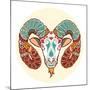 Zodiac Signs - Aries-krasstin-Mounted Premium Giclee Print