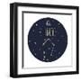 Zodiac Signs Doodle Set - Libra-Radiocat-Framed Art Print