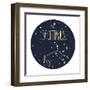 Zodiac Signs Doodle Set - Sagittarius-Radiocat-Framed Art Print