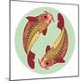 Zodiac Signs - Pisces-krasstin-Mounted Premium Giclee Print