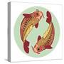 Zodiac Signs - Pisces-krasstin-Stretched Canvas