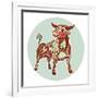 Zodiac Signs - Taurus-krasstin-Framed Art Print