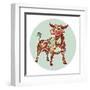 Zodiac Signs - Taurus-krasstin-Framed Art Print