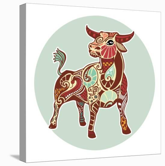 Zodiac Signs - Taurus-krasstin-Stretched Canvas