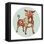 Zodiac Signs - Taurus-krasstin-Framed Stretched Canvas