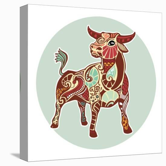 Zodiac Signs - Taurus-krasstin-Stretched Canvas