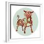 Zodiac Signs - Taurus-krasstin-Framed Premium Giclee Print