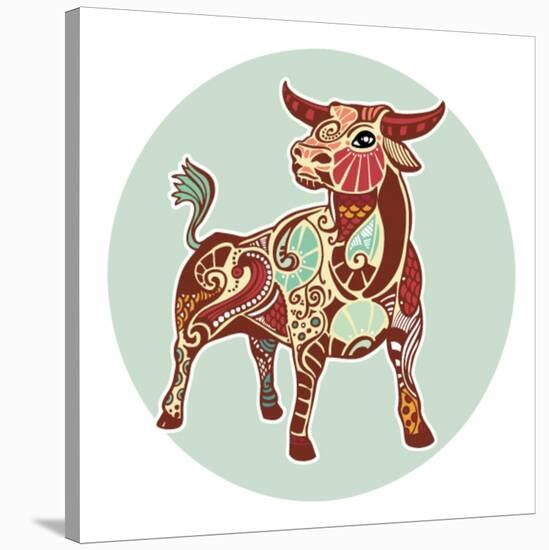 Zodiac Signs - Taurus-krasstin-Stretched Canvas