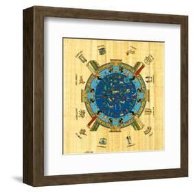 Zodiac Signs-null-Framed Art Print