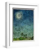 Zodiac Sky-Wayne Anderson-Framed Giclee Print