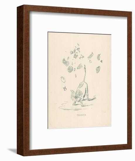 Zodiac, Taurus (Maxims)-null-Framed Art Print