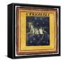 Zodiac Tile / Capricorn-null-Framed Stretched Canvas