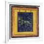 Zodiac Tile / Leo-null-Framed Art Print