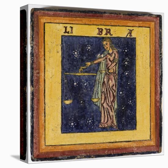 Zodiac Tile / Libra-null-Stretched Canvas