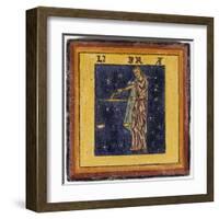 Zodiac Tile / Libra-null-Framed Art Print