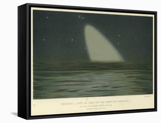Zodiacal Light as Seen Off the Coast of Portugal-null-Framed Stretched Canvas