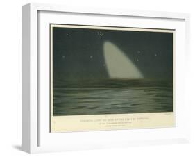 Zodiacal Light as Seen Off the Coast of Portugal-null-Framed Giclee Print