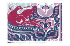 Allium and Cosmos-Zoe Badger-Giclee Print