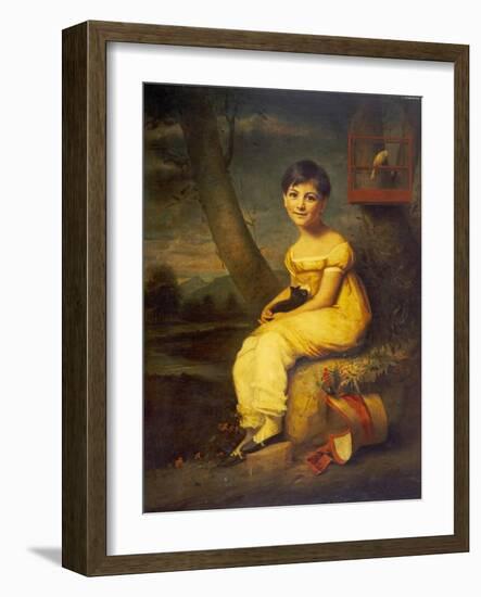 Zoe De Bellecourt, C.1825-George Watson-Framed Giclee Print