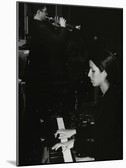 Zoe Rahman and Mark Armstrong Playing at the Fairway, Welwyn Garden City, Hertfordshire, 2000-Denis Williams-Mounted Photographic Print
