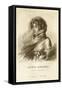 Zofia Zamoyska - portrait-Jean-Baptiste Isabey-Framed Stretched Canvas