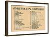 Zombie Apocalypse Rules Movie Plastic Sign-null-Framed Art Print