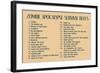 Zombie Apocalypse Rules Movie Plastic Sign-null-Framed Art Print