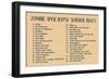 Zombie Apocalypse Rules Movie Plastic Sign-null-Framed Art Print