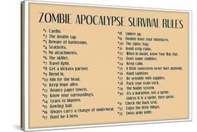 Zombie Apocalypse Rules-null-Stretched Canvas