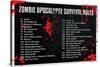 Zombie Apocalypse Survival Rules-null-Stretched Canvas
