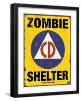 Zombie CD-Retroplanet-Framed Giclee Print