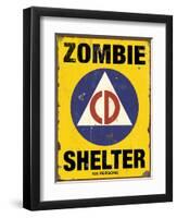 Zombie CD-Retroplanet-Framed Giclee Print