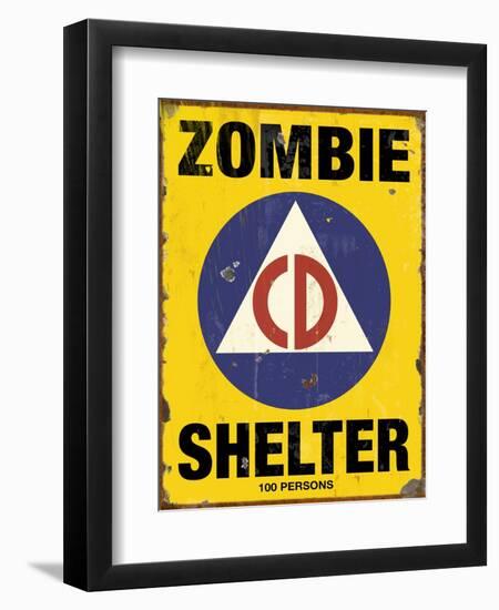 Zombie CD-Retroplanet-Framed Giclee Print