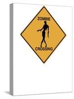 Zombie Crossing Tee-Tina Lavoie-Stretched Canvas